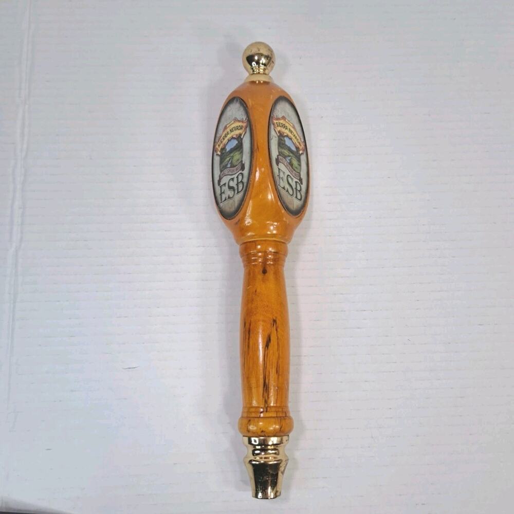 Sierra Nevada ESB Early Spring Beer Wooden Tap Handle 13" Bar Keg Draft Beer